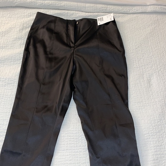 H&M satin Black trouser pants size 8 - Picture 2 of 3